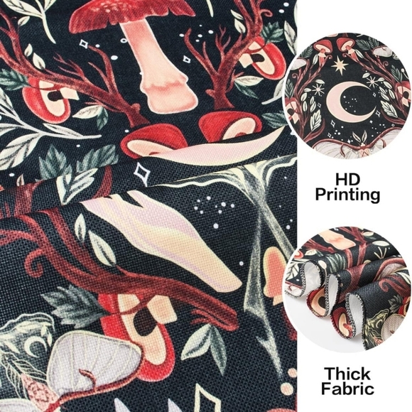 Witchy mushroom wall hanging with tassels ✨️🍄 - Picture 3 of 5